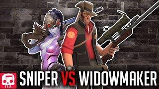 SNIPER VS WIDOWMAKER RAP BATTLE by JT Music Overwatch vs TF2
