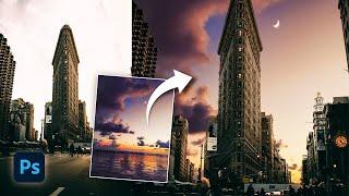 How to CHANGE the SKY in Photoshop
