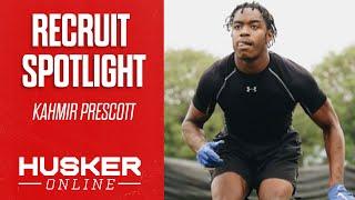 HuskerOnline interviews safety Kahmir Prescott about his visit to Lincoln I Nebraska Huskers I GBR