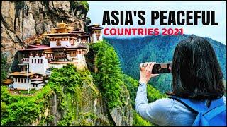 Top 10 Asias Most Peaceful Countries 2021  Peace Index