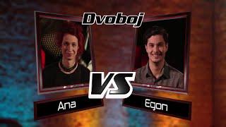 Ana vs. Egon Give Me One Reason - The Voice of Croatia - Season1 - Battle2