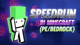 MINECRAFT SPEEDRUN IN PEBEDROCKSPEEDRUN SEED FOR MCPeBedrockX boxNintendo switchPC