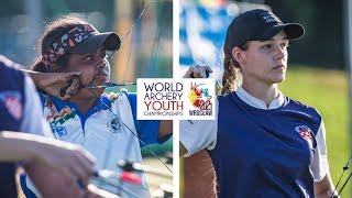 Sakshi Chaudhary v Amanda Mlinaric — compound junior women gold  2021 World Youth Championships