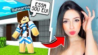 GAHMARINA REVELOU O ROSTO NO MINECRAFT