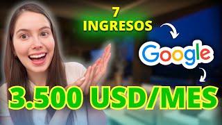  Gana $3500mes con Google  Trabaja en línea desde casa  Gana dinero con Google