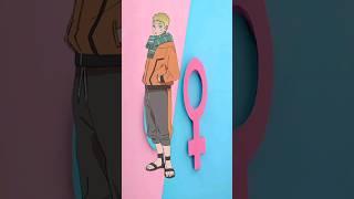 NARUTO】 Gender Swap  Female and Male#genderswap #anime #naruto #tiktok #video
