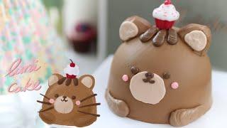 EP 112. 다람쥐케이크  곰돌이케이크  초보자도 쉽게 만드는 케이크  입체케이크   Teddy bear cake   Squirrel cake  루니제과