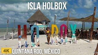 ️Escape to Paradise 4K Virtual Walking Tour on Isla Holbox Yucatan Mexico  January 2024