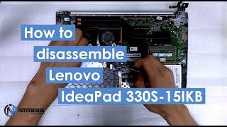 Lenovo IdeaPad 330S-15IKB - Disassembly and cleaning
