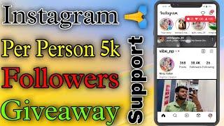 5000 Followers 5 मिनट में  Instagram Followers Giveaway Live   Insta Followers Giveaway Live 