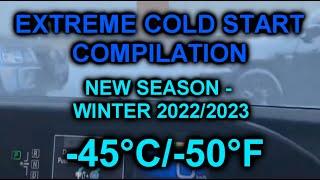 NEW EXTREME COLD START COMPILATION  -45*C  s.3 ep.1  SEASON 3 - Winter 20222023