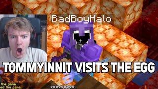 TommyInnit investigates the RED EGG with BadBoyHalo on Dream SMP