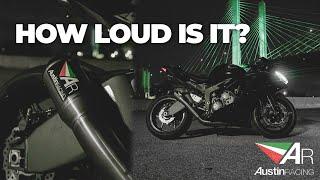 Austin Racing GP1R Sound Test  2019 KAWASAKI NINJA ZX6R 4K