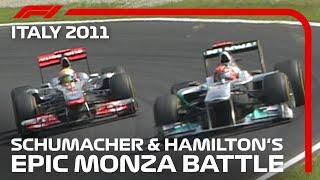 Schumacher & Hamiltons Epic Monza Battle  2011 Italian Grand Prix