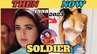 SOLDIER 1998  SOLDIER MOVIE CAST 1998 TO 2023  BOBBY DEOL  PREITY ZINTA  #soldier #soldiers