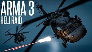 SPECIAL-OPS HELICOPTER RAID - Arma 3 Milsim MH-6 Little Bird Mission