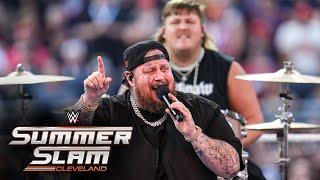 Jelly Roll kicks off SummerSlam after an introduction from Triple H SummerSlam 2024 highlights