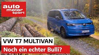 VW T7 Multivan 2021 Noch ein echter Bulli? – Vorfahrt  auto motor und sport