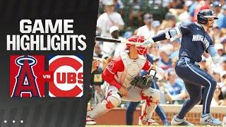 Angels vs. Cubs Game Highlights 7524  MLB Highlights