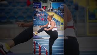 Shot putter Jolien Malinga Boumkwo competing for  in the 100mH is another level of commitment 