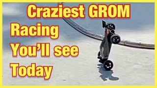 INSANE Grom Onroad Racing with so many rolls