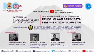 Webinar 100th Pemantauan Gunungapi Indonesia 11 - Pengelolaan Pariwisata Berbasis Mitigasi Gunungapi