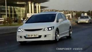 Honda Civic FD2 White MMPower Project Cool Video