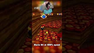 Stun locked - Mario 64 at 400% Speed