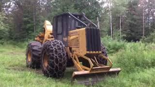 1988-89 John Deere 548D Grapple Skidder with Winch