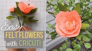 How to Make Felt Flowers with Cricut Maker 3 for Beginners