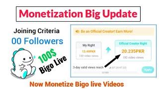 Now Monetize Bigo Live Videos & Earn Money Bigo live Monetization Big Update