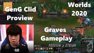 Worlds 2020 Proview GenG Clid Graves Gameplay POV GenG vs TSM Groups Day 7