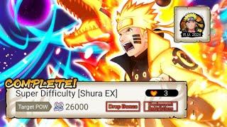 NxB NV Completed Super Difficulty Shura EX July 2024 Round Up Mission With Naruto TFS.