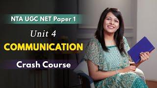 Communication Crash Course  UGC NET Paper 1  Complete Revision