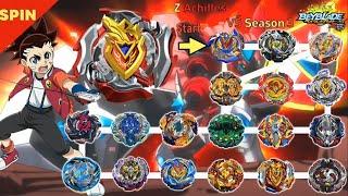 【Z Achilles VS ALL Season 3】 marathon Beyblade Burst Cho-Z 제트 아킬레스 VS 올시즌3 마라톤배틀 베이블레이드 버스트 초제트