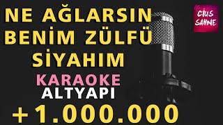 NE AĞLARSIN BENİM ZÜLFÜ SİYAHIM BU DA GELİR BU DA GEÇER AĞLAMA Karaoke Altyapı Türküler - Do