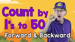 Count by 1s to 50 - Forward and Backward  Counting Song for Kids  Count to 50  Jack Hartmann