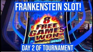 Frankenstein Slot Machine GOT THE BONUS Frankenstein vs. Mystery of the Lamp