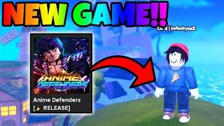 *NEW* This Anime Tower Defense Game Is SUPER FUN Anime Defenders