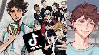 Anime art tik tok but its haikyuu only  TikTok Compilation 