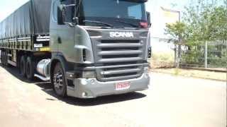 Scania G380 escapamento DIRETAO