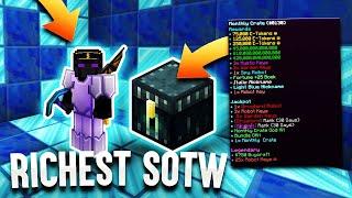 THE RICHEST SOTW OF ALL TIME... *OP CRATES*  Minecraft Prison