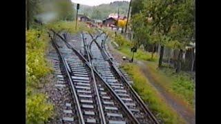 Unikátní video Pohled na zrušenou trať č 144 Krásný Jez - Loket ze stanoviště strojvedoucího
