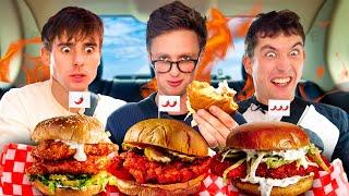 Brits try Nashville HOT Chicken Sandwiches ft. Max Fosh