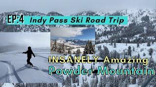 POWDER MOUNTAIN Is This The Best Kept Secret in Utah?  Indy Pass Ski Trip