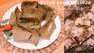 Resep botok daun melinjo bumbu iris sederhana mudah dan enak