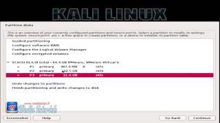 dual boot kali linux windows 8 1 creation new partition and install kali  english tutorial