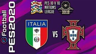 ITALIA - PORTOGALLO  NATIONS LEAGUE 10V10