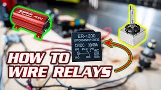 How To Wire a Relay and Why Do It? Lights Fuel Pumps Electric Fans...