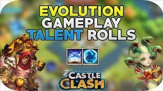 AMAZING Grimfiend Medusa Gameplay Leveling Revitalize Bulwark Talent Rolls Castle Clash